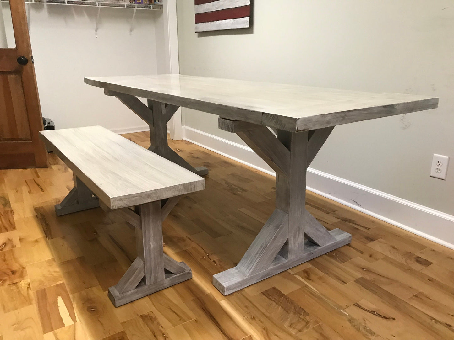 Farmshouse Trestle Dining Table